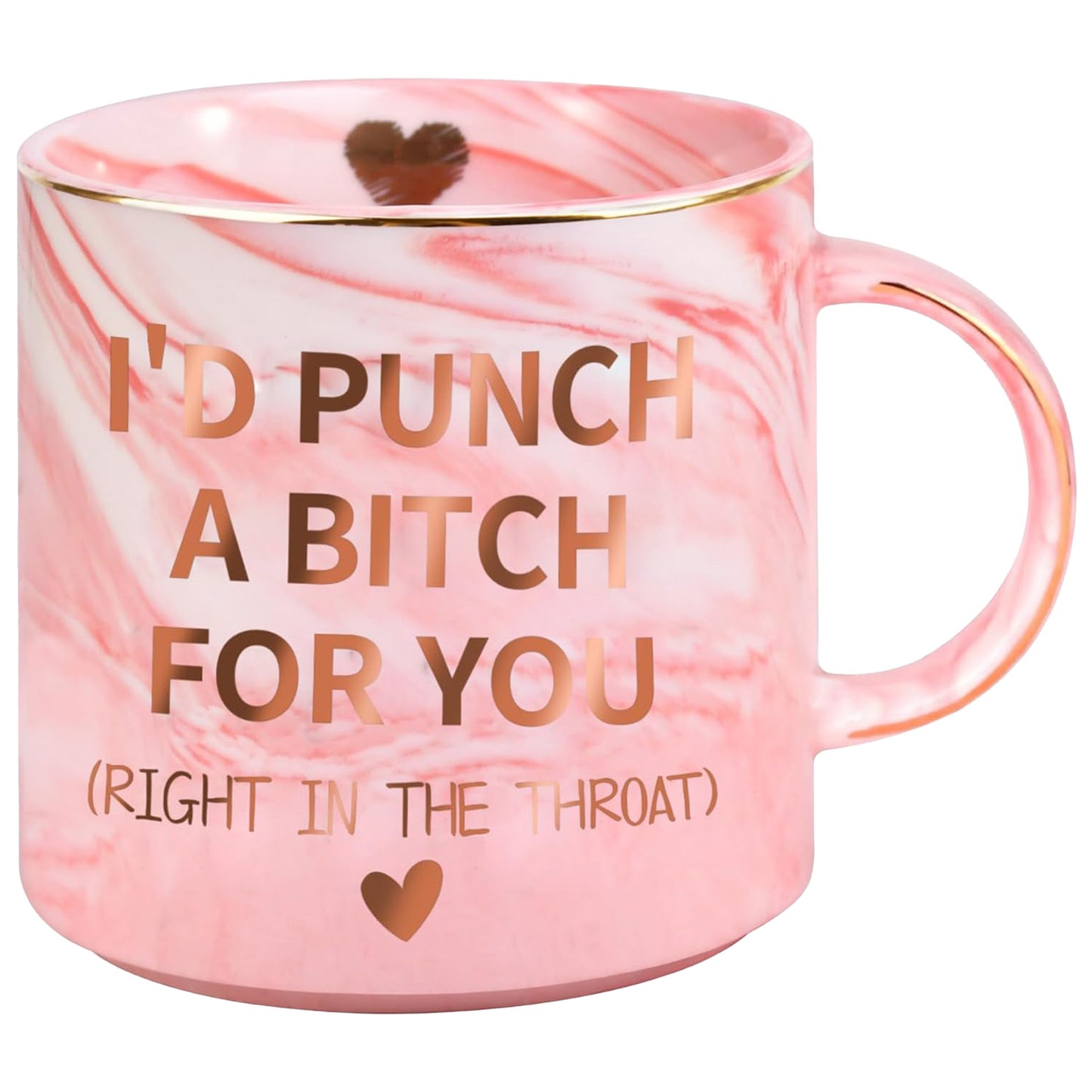 I'd Punch For You Mug, Valentines Day Gift Pink Mug, Funny Birthday Valentines Gift For Couple, For Family 683804