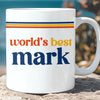 World's Best Dad | Custom Retro 70s Coffee Mug | Personalized Ceramic Mug | Custom Dad Gift 683881
