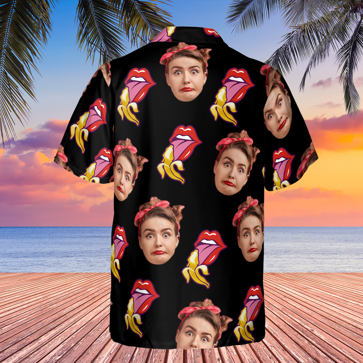 Custom Funny Girlfriend Photo Hawaiian Shirt | Personalized Property of Girlfriend Hawaiian Shirt 683971