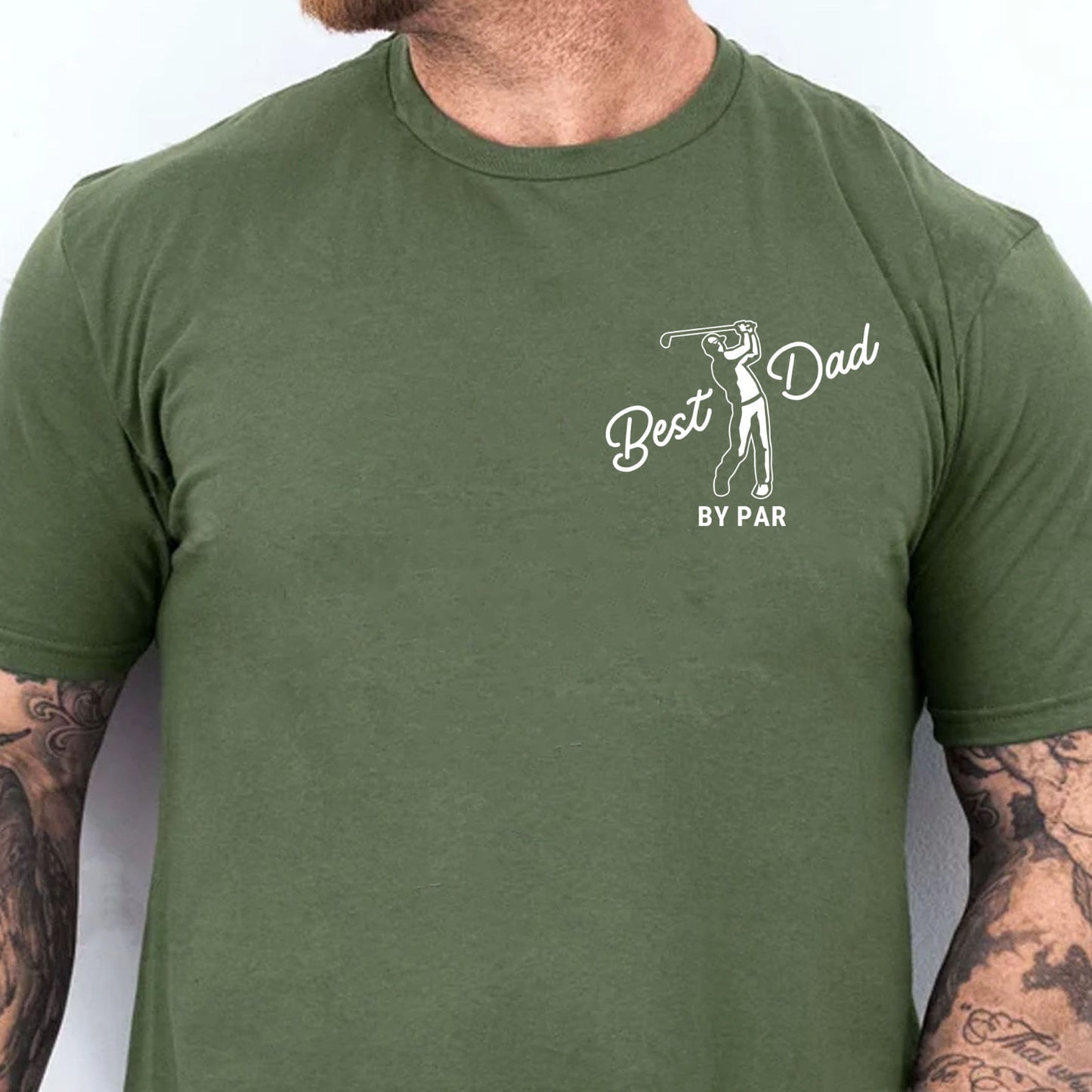 Best Dad By Par Shirt, Funny Golf T-Shirt For Men, Gift For Dad, Golf Player Shirt 683985