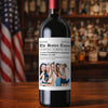 Custom Photo The BFF Times Wine Label | Personalized Wine Bottle Label| Friendship Gifts Newspaper 683998