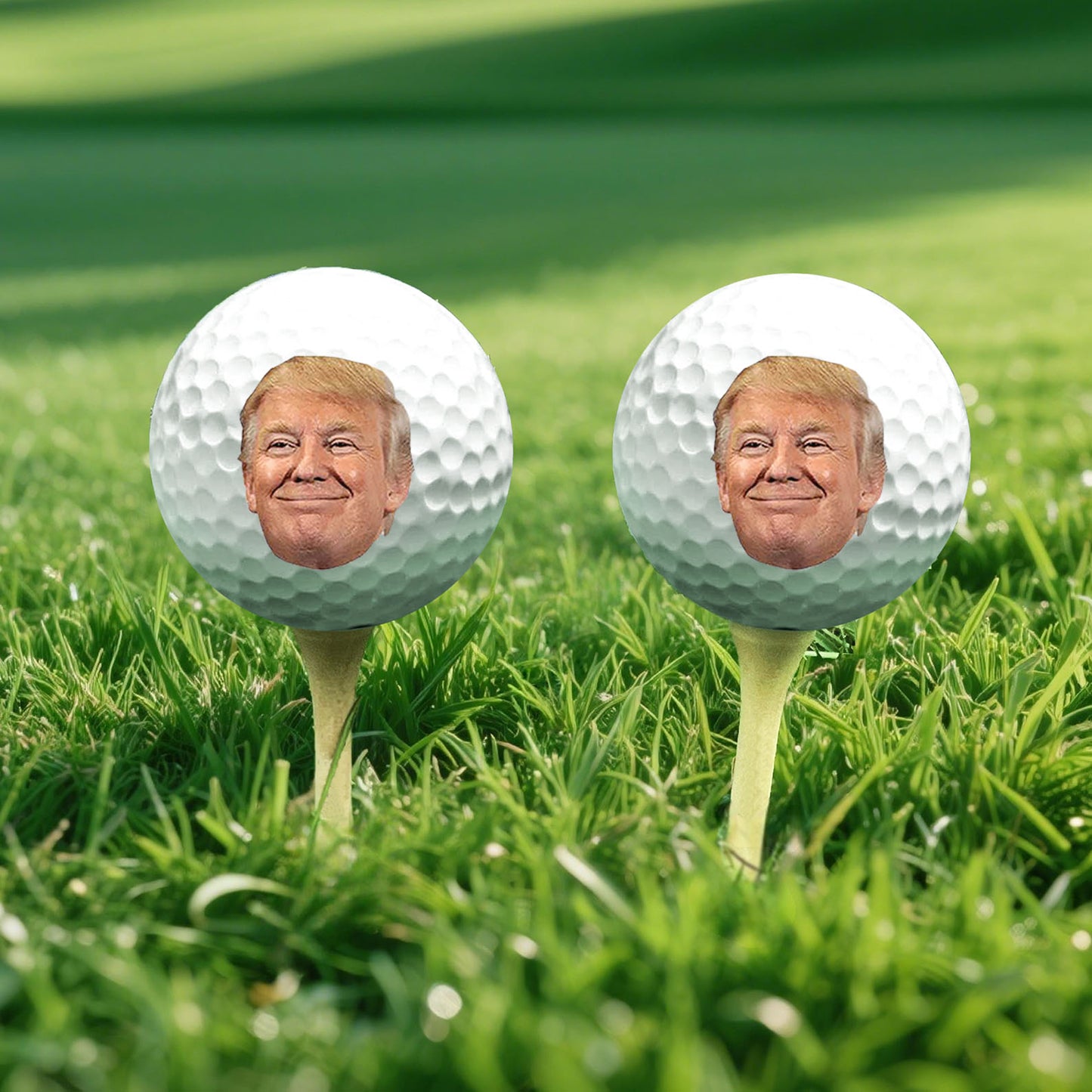 Funny Trump Face Golf Balls, Funny Golf Ball Gift For Men, Gift For Golf Lovers 684014
