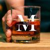 Personalized Monogram Whiskey Glass | Custom Name with Alphabet | Gift For Your Family 684023