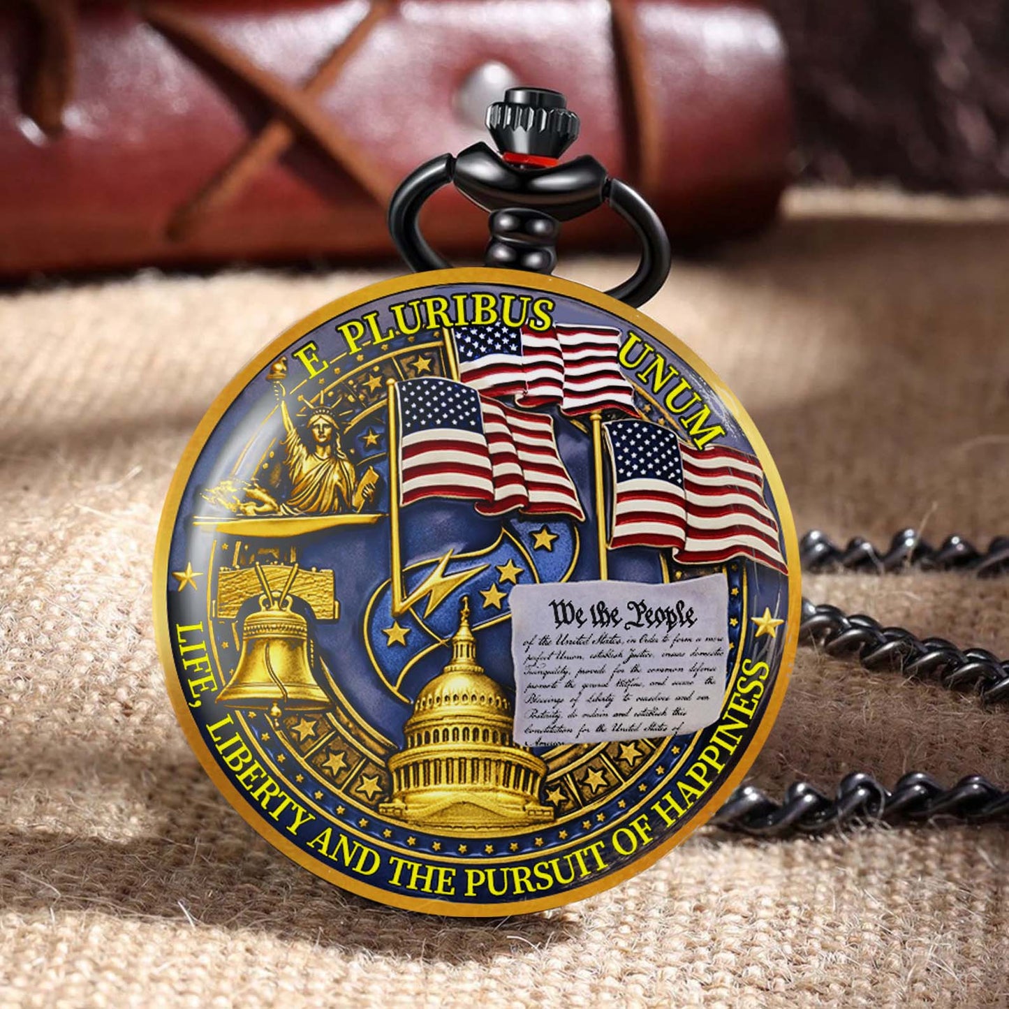 USA 250 Years Anniversary Commemorative Pocket Watch, 250 Years of Freedom 1776–2026 Pocket Watch 684028