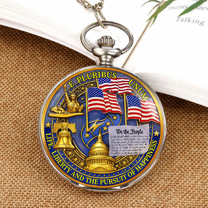 USA 250 Years Anniversary Commemorative Pocket Watch, 250 Years of Freedom 1776–2026 Pocket Watch 684028