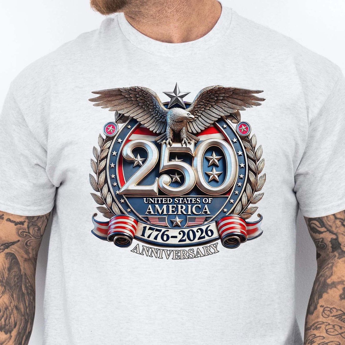 USA 250 Years Semiquincentennial Shirt | Patriotic 1776–2026 T-Shirt | 4th of July Tee 684062