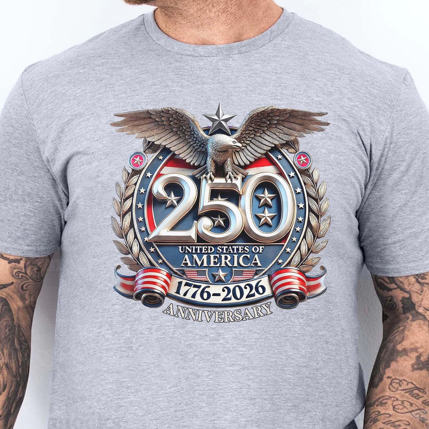 USA 250 Years Semiquincentennial Shirt | Patriotic 1776–2026 T-Shirt | 4th of July Tee 684062