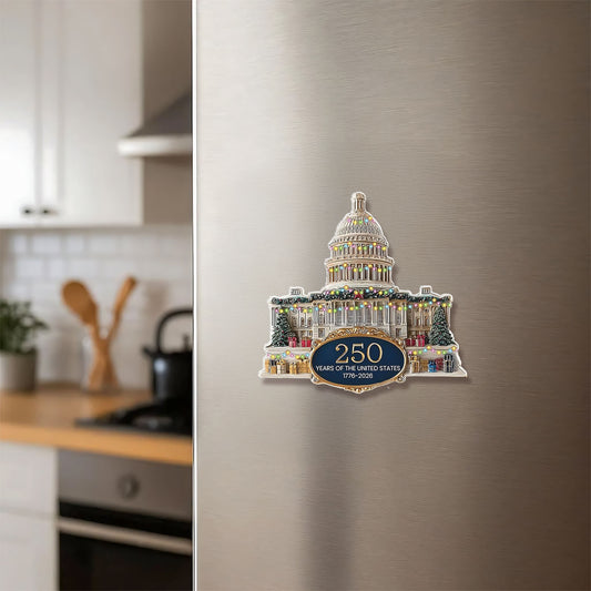 250 Years Anniversary Fridge Magnets | 250 Years United States of America | Patriotic 1776 -2026 Magnets Ornament 684069