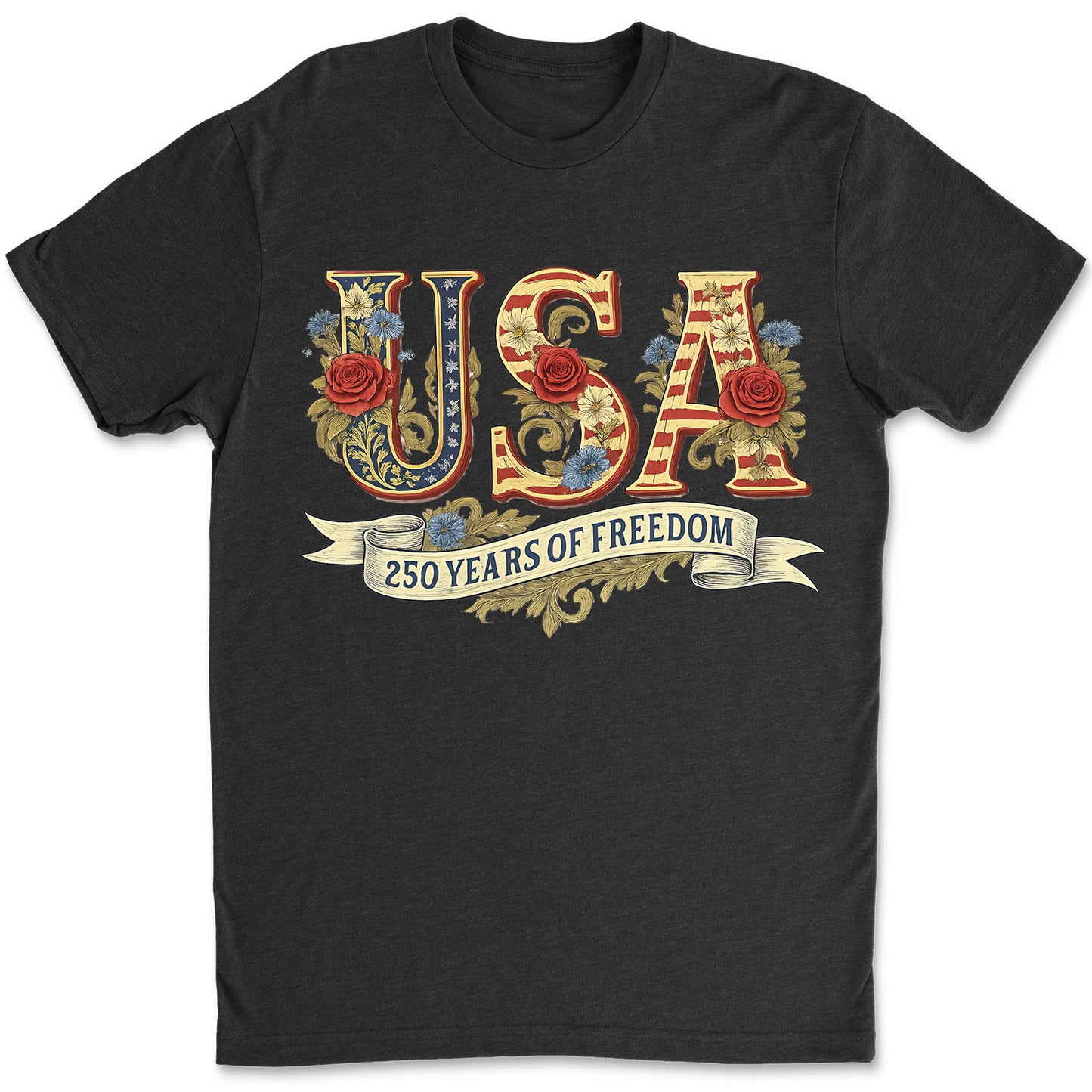 250 Years of Freedom Shirt, Retro 250 USA T-Shirt, Patriotic 250th Anniversary Shirt 684075
