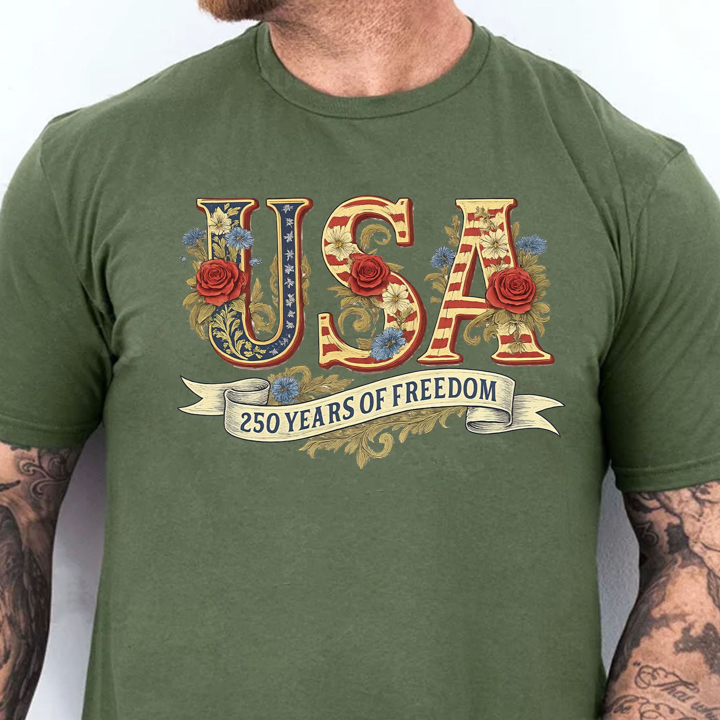 250 Years of Freedom Shirt, Retro 250 USA T-Shirt, Patriotic 250th Anniversary Shirt 684075