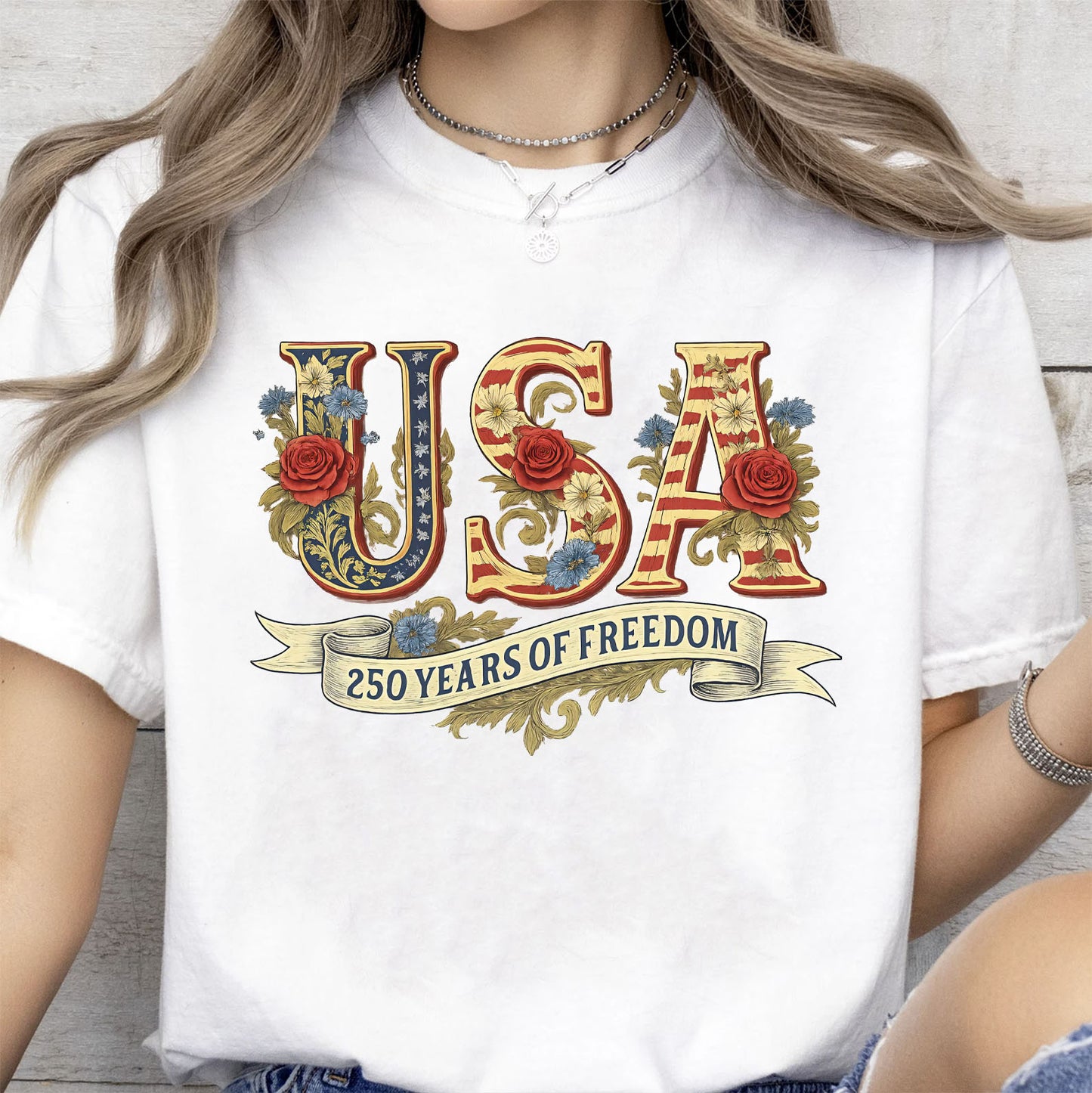 250 Years of Freedom  | Retro America Anniversary | 250th Anniversary 684075