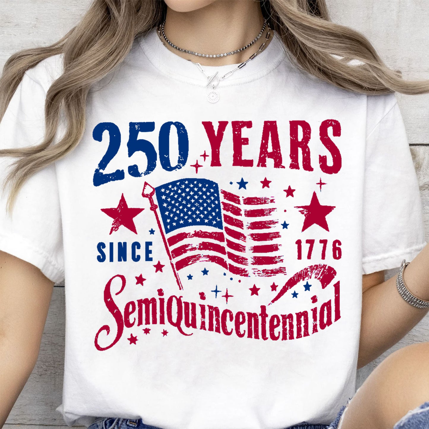250 Years Semiquincentennial Shirt  | 250th Anniversary 1776 Bright Shirt | Patriotic 4th of July Shirt  684080