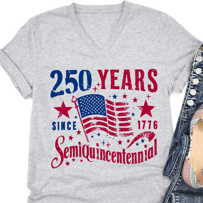 250 Years Semiquincentennial Shirt  | 250th Anniversary 1776 Bright Shirt | Patriotic 4th of July Shirt  684080