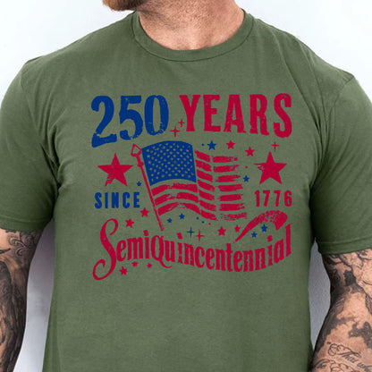 250 Years Semiquincentennial Shirt  | 250th Anniversary 1776 Bright Shirt | Patriotic 4th of July Shirt  684080