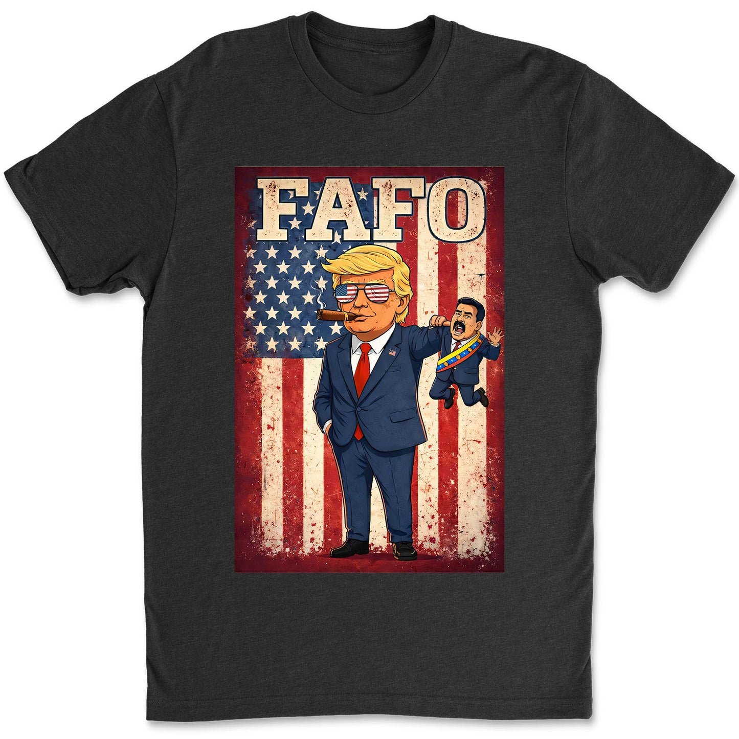 FAFO Maduro Trump Inspired T-Shirt | Venezuelan Freedom Fighter Shirt | FAFO Politics Protest Shirt 684082