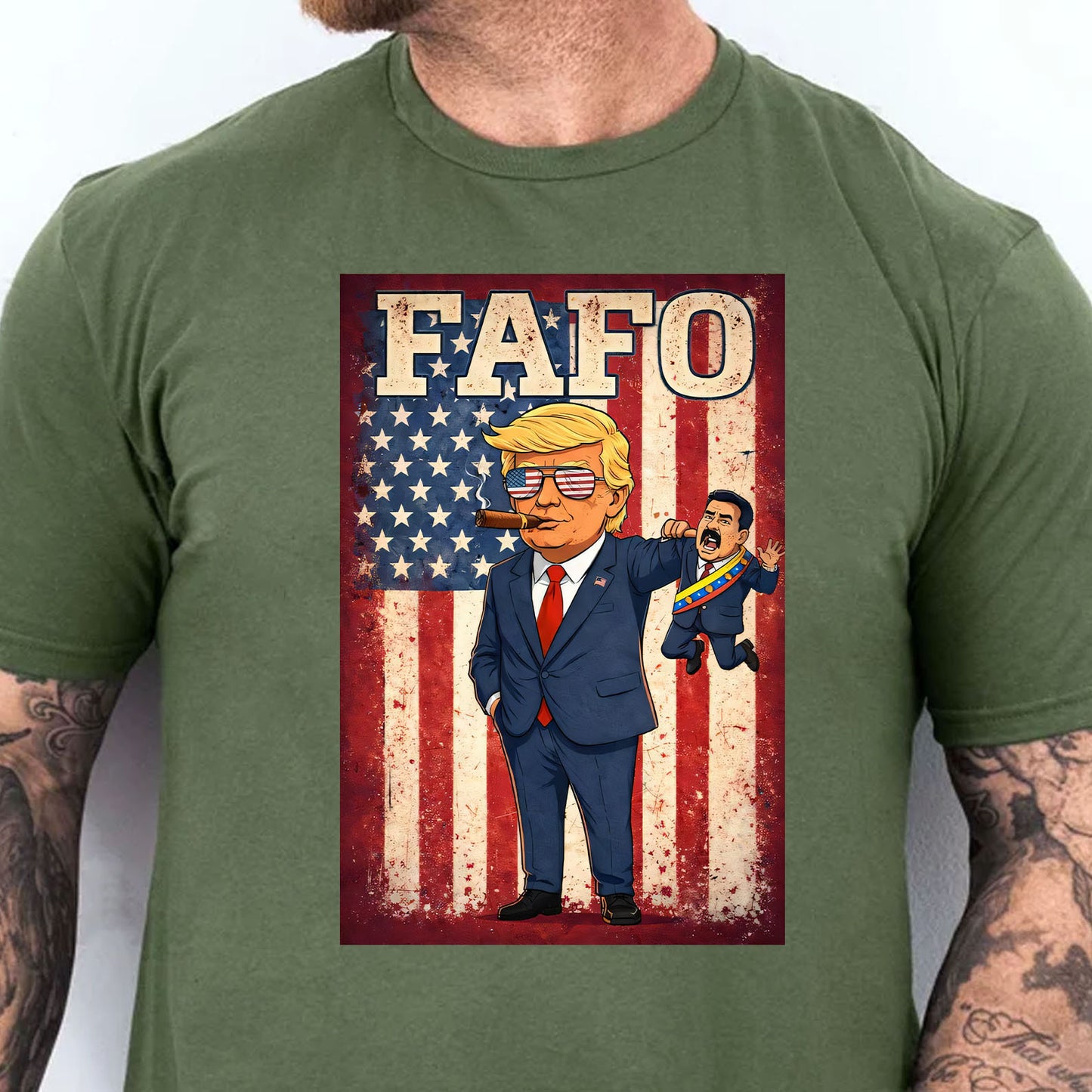 FAFO Maduro Trump Inspired T-Shirt | Venezuelan Freedom Fighter Shirt | FAFO Politics Protest Shirt 684082