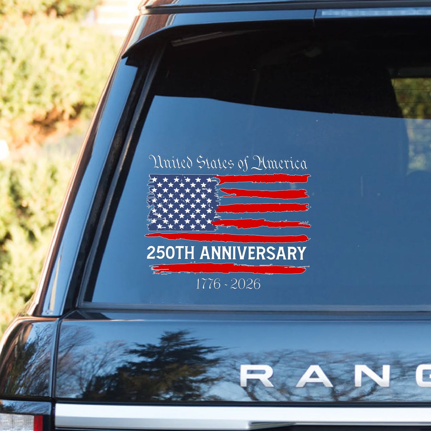 America 250 Anniversary Decal | Happy 250th Birthday USA Car Decal | America 250 Years Decal 684096