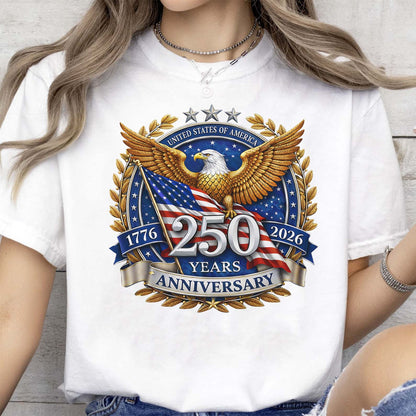 USA 250 Years Anniversary Shirt | Patriotic America 1776–2026 Sweatshirt | Fourth of July T-Shirt 684126