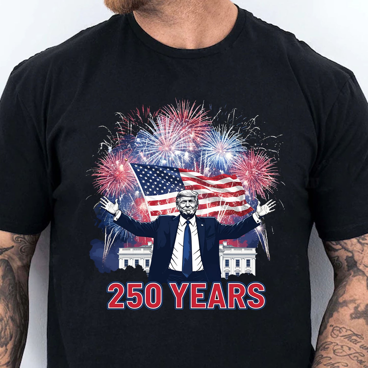 250 Years of America Shirt, Trump America 250th Anniversary Tee, Patriotic USA T-Shirt 684138