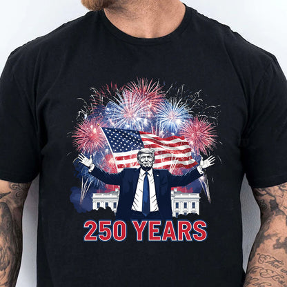 250 Years of America Shirt, Trump America 250th Anniversary Tee, Patriotic USA T-Shirt 684138