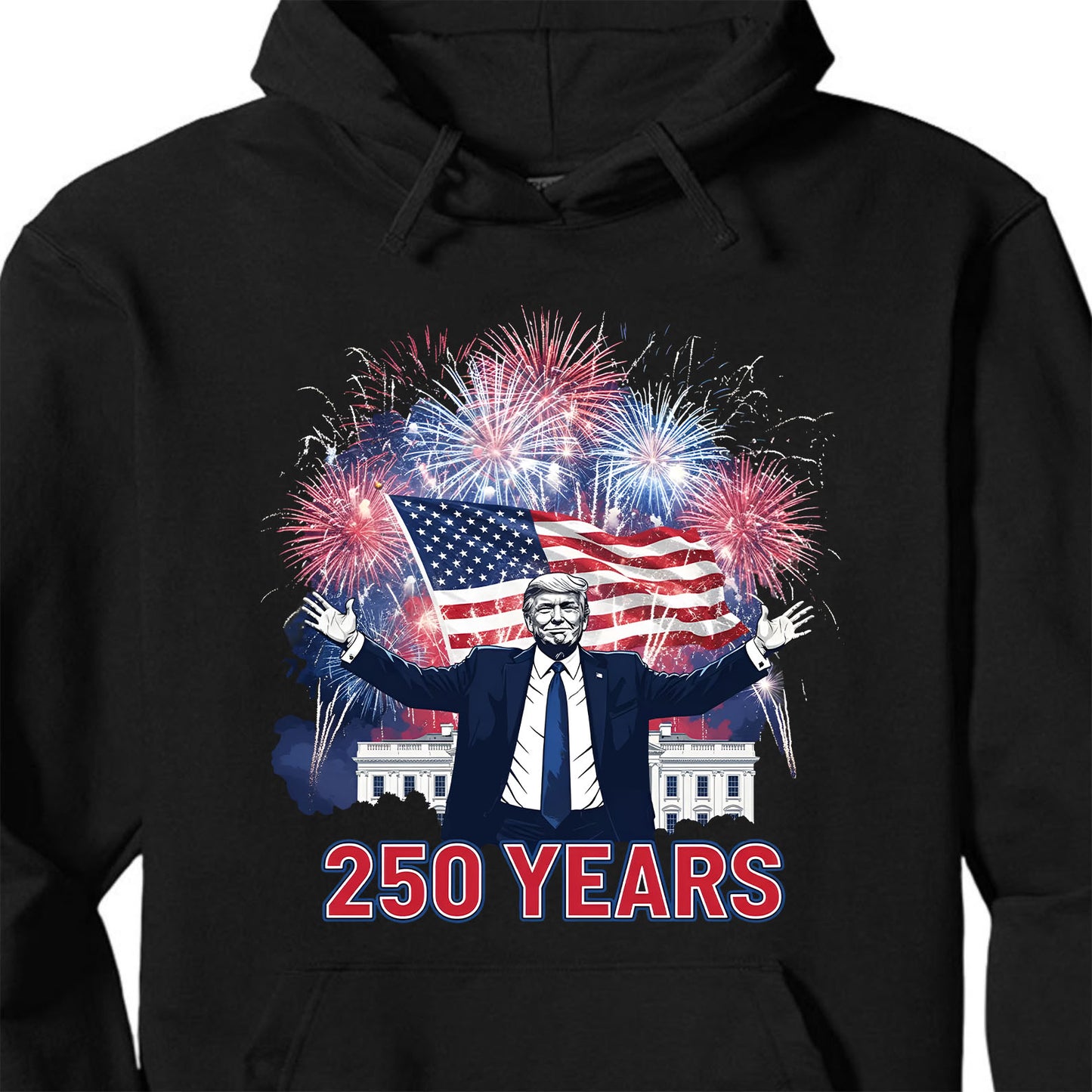 250 Years of America Shirt, Trump America 250th Anniversary Tee, Patriotic USA T-Shirt 684138