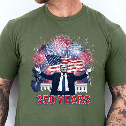 250 Years of America Shirt, Trump America 250th Anniversary Tee, Patriotic USA T-Shirt 684138