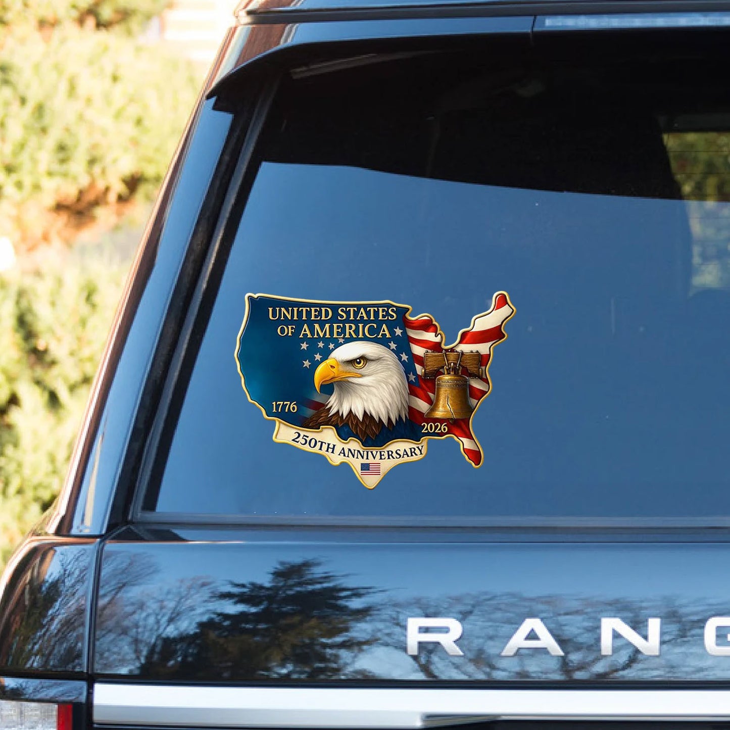 America 250 Years Decal | American Bell | Patriotic American USA Flag Decal 684139