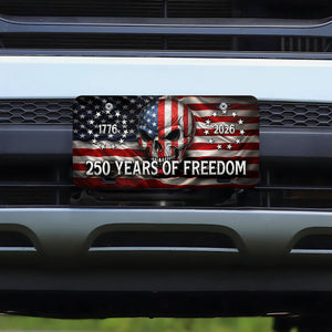 250 Years of Freedom License Plate | Happy 250th Birthday USA | Patriotic 1776–2026 License Plate 684146