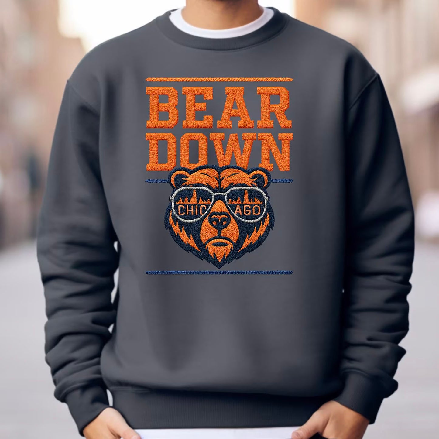 Bear Down Chicago Sweatshirt, Chicago Football Shirt, Inspirational Coach T-Shirt 684153