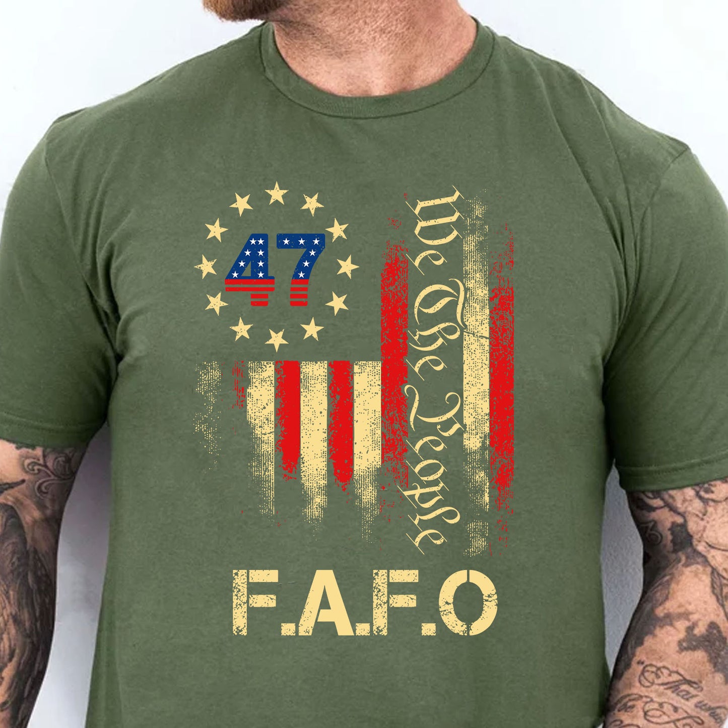 Funny FAFO Trump Shirt | President 47 American Flag T-Shirt | We The People Tee 684175 - GOP
