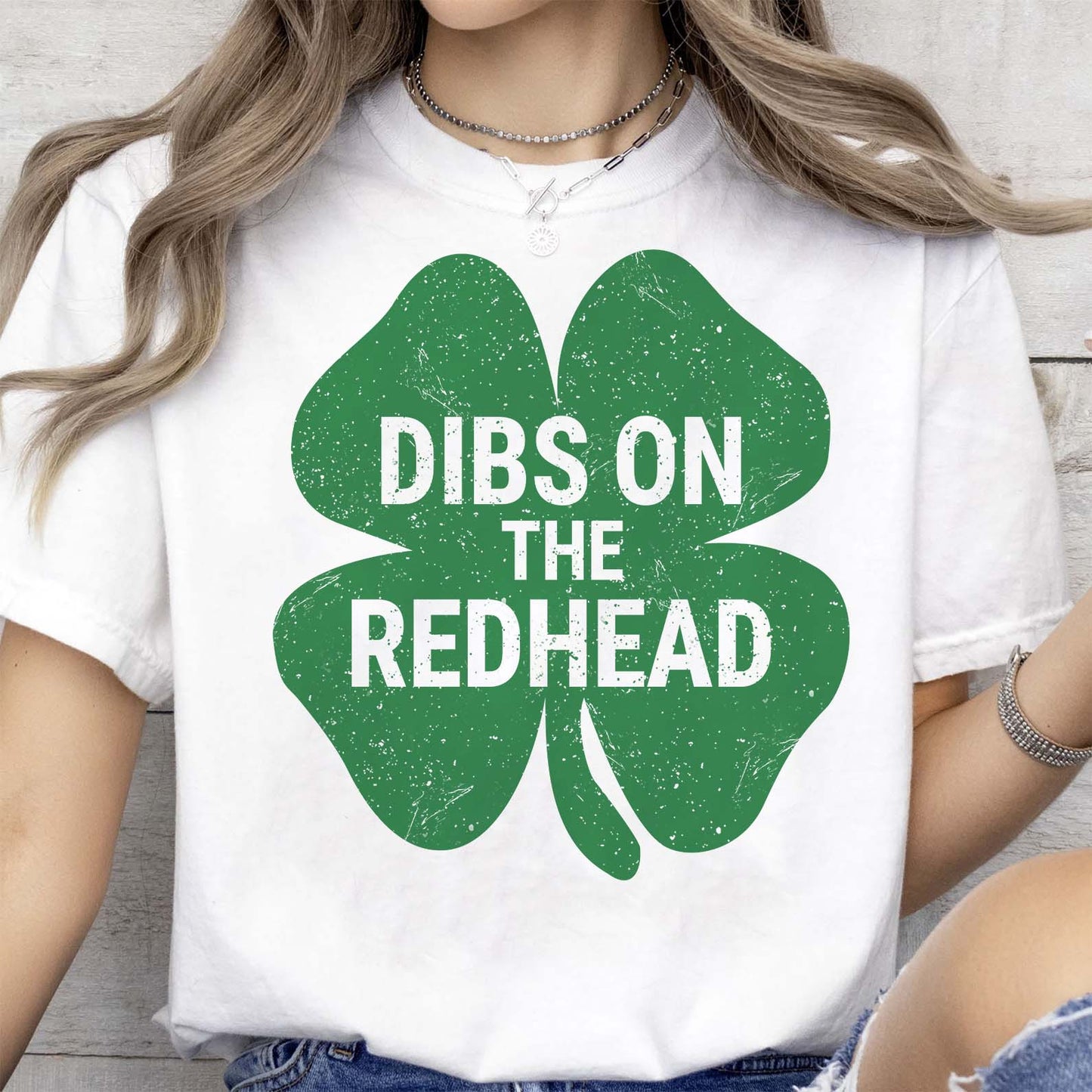 Dibs on the Redhead St. Patrick’s Day Shirt | Funny Irish St. Patrick’s Day Shamrock Sweatshirt 684206