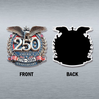 USA 250 Years Anniversary Fridge Magnet, Freedom Eagle 1776–2026 Magnet, Patriotic 4th of July Magnet 684220