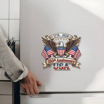 250 Years USA Anniversary Fridge Magnet | 250th Anniversary USA 1776-2026 Fridge Magnet 684248