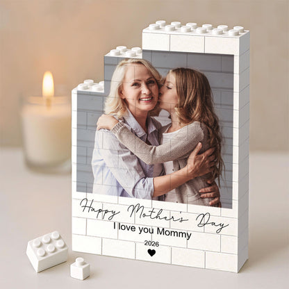 Custom Photo Upload Building Brick Blocks | Father’s Day Gift | Personalized Building Block for Dad 684286