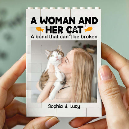 Custom Photo Building Brick Blocks | A Bond That Can't be Broken | Personalized Gift For Mother's Day 684294