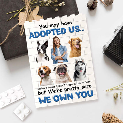 Custom Photo Cat Building Brick Blocks | You May Have Adopted Me… | Personalized Gift for Cat Lovers 684296