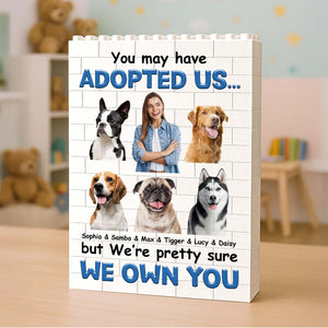 Custom Photo Dog Building Brick Blocks | You May Have Adopted Me… | Personalized Gift for Dog Lovers 684296