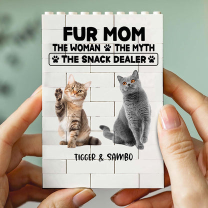 Custom Photo Dog Building Brick Blocks | The Man The Woman Snack Dealer Brick Block | Dog Lovers Gift 684297