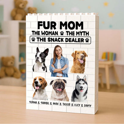 Custom Photo Cat Building Brick Blocks | The Man The Woman Snack Dealer Brick Block | Cat Lovers Gift 684297