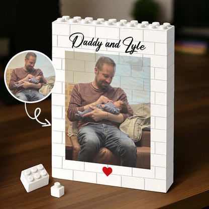 Custom Photo Mummy and Me Building Brick Blocks | Personalized Brick Photo Block Gift for Mother’s Day 684305