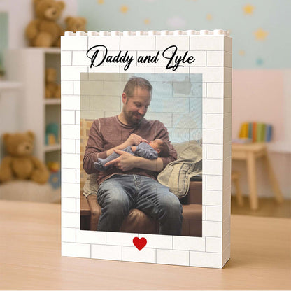 Custom Photo Mummy and Me Building Brick Blocks | Personalized Brick Photo Block Gift for Mother’s Day 684305