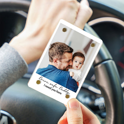 I Love You Mom Custom Photo Car Visor Clip | Personalized Gift For Mom | Custom Car Visor Clip | Mother's Day Gifts 684340