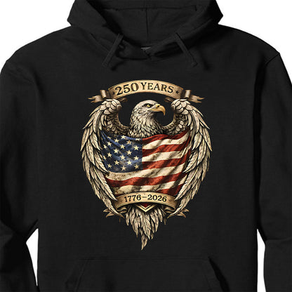 250 Years USA Anniversary Shirt | Retro USA 250th Anniversary 1776–2026  Shirt | 4th of July T-Shirt 684356