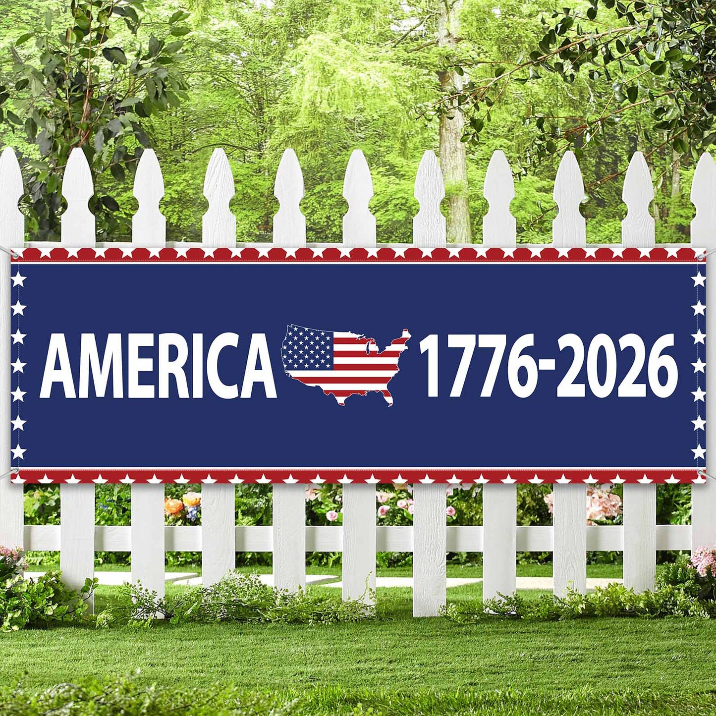 250 Years USA Banner Flag | Patriotic 1776–2026 Flag | 4th of July Banner 684361