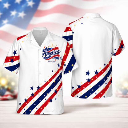 USA Semiquincentennial Since 1776 Hawaiian Shirt, Happy Birthday USA AOP Shirt, Independence Day Shirt 684416