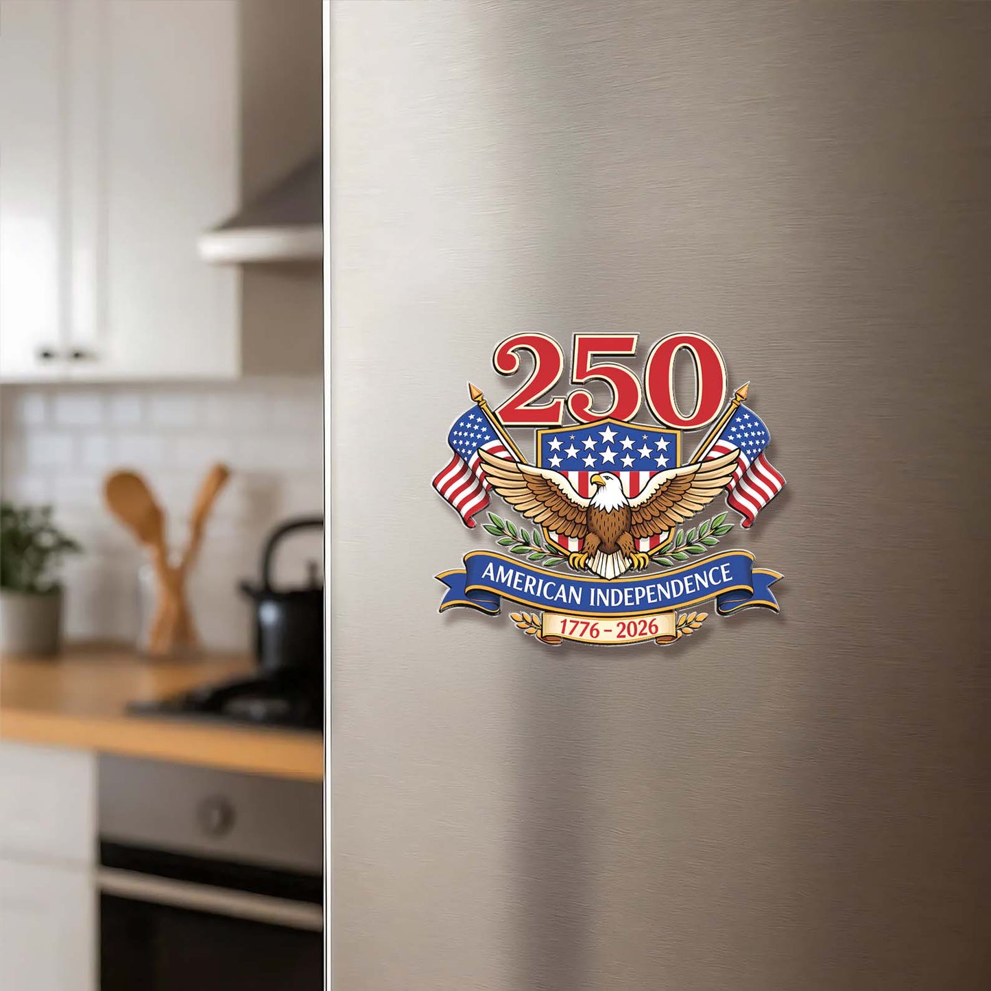 250 Years USA Anniversary Fridge Magnet | 250th Anniversary USA 1776-2026 Magnet 684459