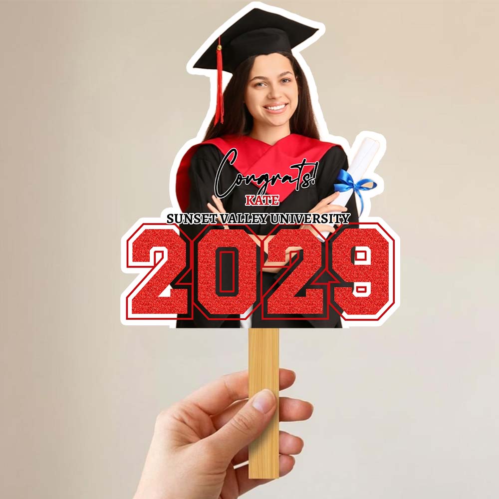 Personalized Graduation Fans | Custom Photo Fans | Handheld Fan | Custom Graduation Fans | Class of 2026 684592