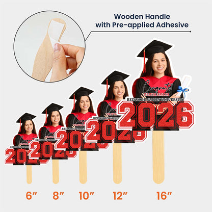 Personalized Graduation Fans | Custom Photo Fans | Handheld Fan | Custom Graduation Fans | Class of 2026 684592