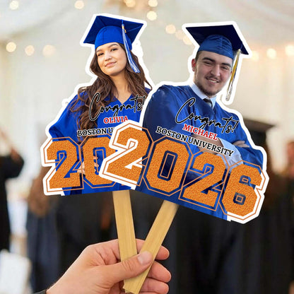 Personalized Graduation Fans | Custom Photo Fans | Handheld Fan | Custom Graduation Fans | Class of 2026 684592
