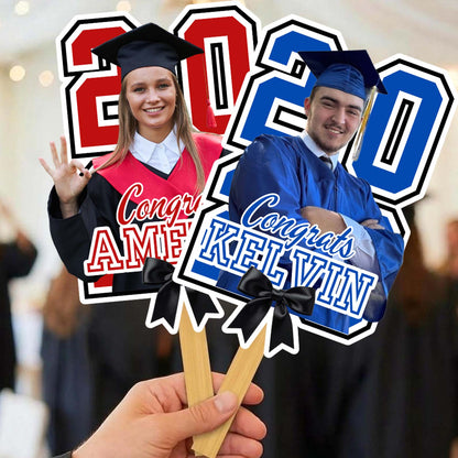 Personalized Graduation Fans | Custom Photo Fans | Handheld Fan | Custom Grad Party Paddle | Class of 2026 684594